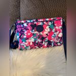 Kipling 💜🩷 Floral Crossbody Bag with Navy Strap💜🩷 Photo 2