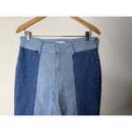 Shyanne  Two Tone Denim Jeans Womens 31W x 34L Bell Bottom High Waist Flare Photo 2