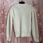 English Factory  Ivory Puff Sleeve Crewneck Sweater Size XS Photo 9