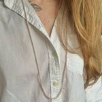 Petite Pink Pearl Necklace Vintage “Jennie” Long Soft Feminine Classic Elegant Photo 0