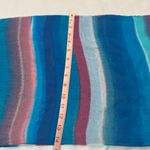 Striped Blue and Pink Scarf Photo 3