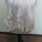Victoria's Secret  pink flowy sheer cop top size small Photo 2