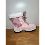Pink Winter Snow Boots Womens Size 8.5 EU 39 Faux Fur Lined Fashion Warm Photo 3