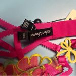 For Love & Lemons NWT For Love & Lemons Hot Pink Floral Lace Bra Size XXS Photo 5