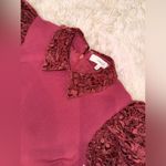 Likely NWOT  WILLIAMS collar mini DRESS in Fig purple Size 2 Photo 2