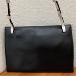 Ralph Lauren LAUREN Davenport Leather Black & White Flat Envelope Crossbody Bag Photo 11
