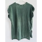 Aerie Shirt Womens XS Green Distressed Oversized Boho Soft Lounge Sporty Casual Photo 1