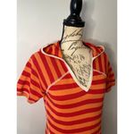 Krimson Klover striped hooded cotton blend sweater L Orange Size L Photo 1
