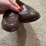 Sofft Brown Leather Crocodile Embossed Loafers w/ Short Heels Women's Size 8.5 Photo 2