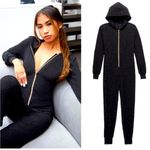 Savage x Fenty onesie jumpsuit Hooded Metallic Sleep &‎ Shine Jogger Rihanna Photo 1