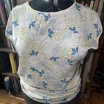 Ted Baker floral silk luxury size 2/6 royalcore classic top Photo 0