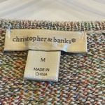 Christopher & Banks Soft pastel multi color fall sweater medium size casual style Photo 2