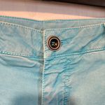 Reign Italia women's 27 low waist distressed worn look SUMMER chino pants 31x25 Blue Photo 4