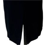 Jones New York Vintage black wool midi skirt, lined side vent career wear Photo 4