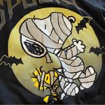 Snoopy peanuts spooky embellished beaded black sweatshirt halloween mummy‎ XXL Size 2X Photo 3
