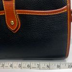Dooney & Bourke 80’s Essex Navy & British Tan med size handbag w/ long strap Photo 9