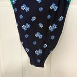 Aerie Navy And Green Floral One Piece Swimsuit Size Large Photo 3