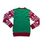 Peanuts Snoopy Christmas Ugly Sweater S Green Red Holiday Festive Knit Pullover Photo 4