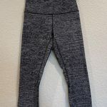 Lululemon  Align Crop *21” in Twillines Ice Grey Black - Made With Nulu Photo 5