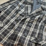 Dialogue Black and Cream Plaid Blazer Photo 3