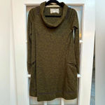 Anthropologie | Saturday Sunday Moss Green Crochet Back Swing Dress Size XS Photo 15