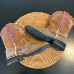 Ariat Brown Western Cowboy Boots with Embroidered Design Photo 5