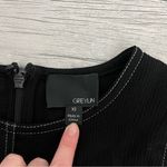 Greylin  Isla black Contrast Stich Tie Waist Jumpsuit Photo 5