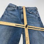 AGOLDE Jeans Womens Size 28 Blue Pinch Waist High Rise Skinny Crop Denim Raw Hem Photo 6