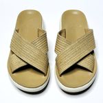 Ancient Greek Sandals Thais Tan White Comfort Sandals Shoes Size 37 Photo 3