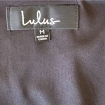 Lulus  - NWT Wondrous Water Lilies Black Floral Print Maxi Dress Sz M Photo 7