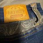 Ranch Dress’n Chic Blue Boot Cut Jeans with Patterned Cowgirl 🤠 Pocket Size M Photo 4