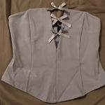 Windsor Blue Tube Top with Bows Photo 0