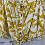 Madewell Tank Top Linen-Blend Meriden Crop Cami Tie Tropicale Floral S/M NWT Photo 7