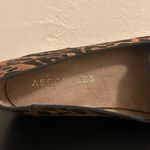 Aerosoles Women Leopard Print Shoe Size 7 Slip On Heels Calf Hair Comfort Office Photo 3