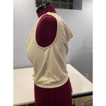 EXPRESS 🍂 Cowl Neck Bodysuit Sleeveless Ivory Dressy Top XS Photo 3