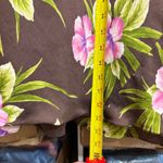 Jones New York 10 Silk Floral Sleeveless Dress Brown Tropical Beach Vaca Summer Photo 5