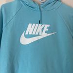 Nike aqua blue hoodie sweatshirt medium Photo 1