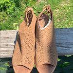 Toms  Cork Heeled Open toe  Sz 9.5W New Photo 5