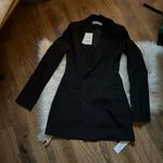 RUMORED Waldorf Tailored Blazer Mini Dress In Black Photo 5