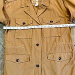 J. Crew Brigadier Utility Jacket Coat Khaki Military Cinch Waist Size Small Tan Photo 5