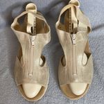 Sesto Meucci GUC Seldred Gold Zipper Sandal Size 9 Photo 2