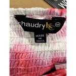 Chaudhry Rope Halter Open Back Tie Dye Maxi Dress Pink Black M Size M Photo 11