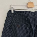 Sundance  Vie De Reve Paperbag Pants Gingham Checkered Linen Blend Size 10 Photo 7