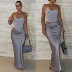 House Of CB  Demo Demi Grey Underwired Corset NWOT size‎ XS Photo 3