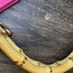 Tiannl Pink and Green Top Handle Bag Photo 5