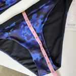 Athleta Freestyle Blue Camo Bikini Top and Bottom Size Large Photo 9