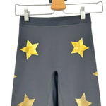 Ultracor Lux Knockout Star-Print Ankle Leggings Black Gold Size Small Photo 2