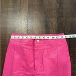 I am gia I.AM.GIA Sheena Pink Faux Leather Straight Leg Pants Size XS Photo 3