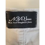 NYDJ Jeans Stretch Comfort Light Gray Rhinestone Cowgirl Bling Western Size 10 Photo 3