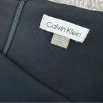 Calvin Klein Sleeveless Tie Belt Black Jumpsuit Cropped Wide Leg Size 12 Photo 4